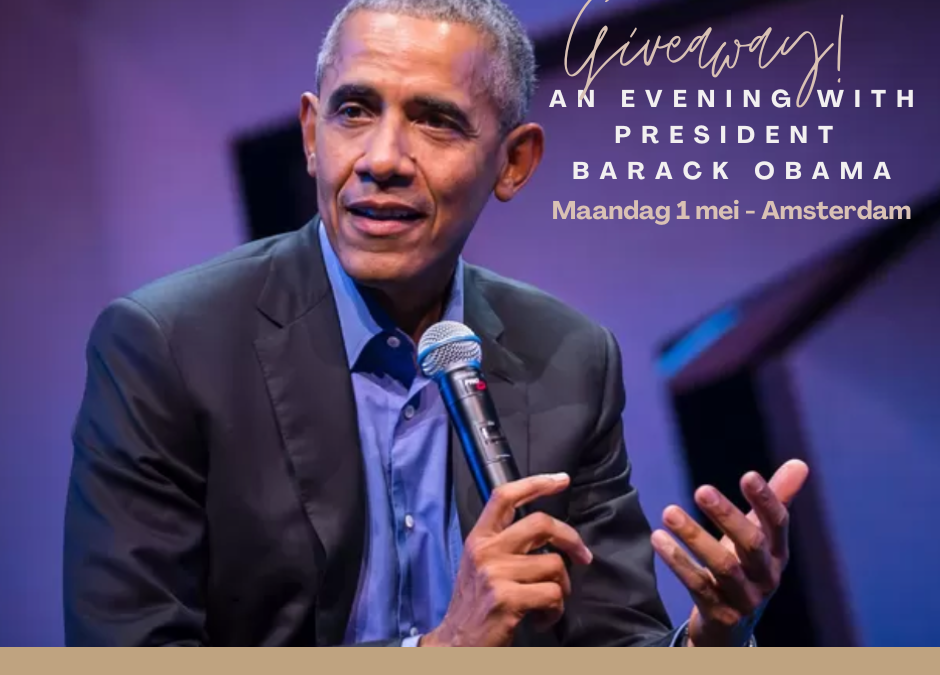 Winactie Barack Obama Amsterdam